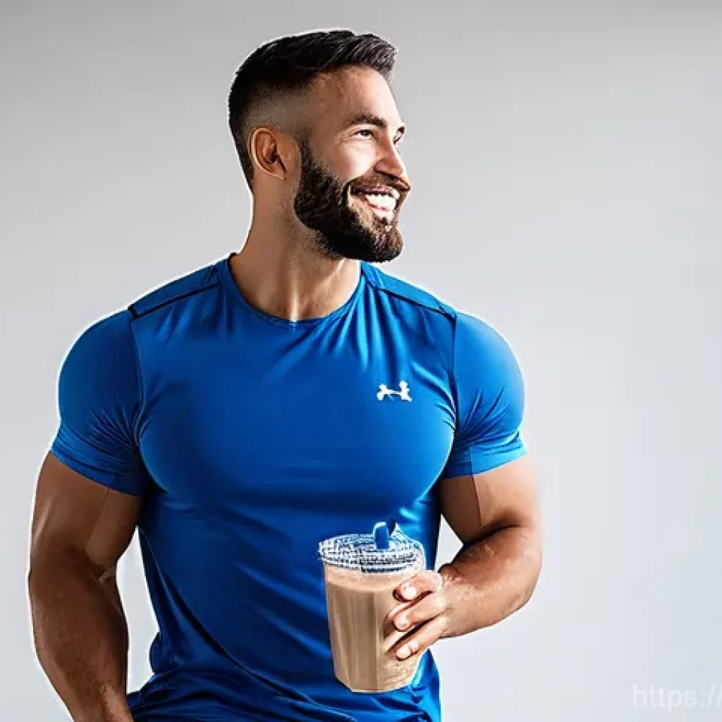 경기력 향상을 위한 영양섭취 - **Vibrant Gut Health for Peak Performance**
"A bright, dynamic image featuring a fit young adult...