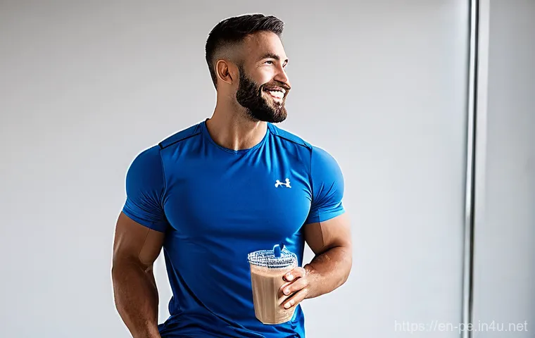 경기력 향상을 위한 영양섭취 - **Vibrant Gut Health for Peak Performance**
"A bright, dynamic image featuring a fit young adult...