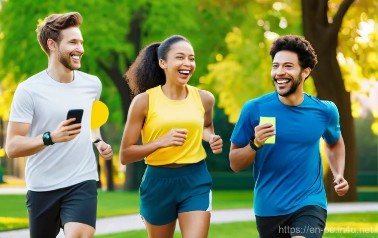 운동 지도의 최신 트렌드 - **Immersive VR Boxing Workout:** A determined young man, wearing a contemporary VR headset and light...